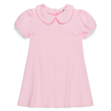 Blank Girl's Short Sleeve Peter Pan Dress